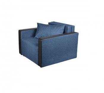 Кресло-кровать Милена с подлокотниками Синий в Березниках - berezniki.mebel-74.com | фото