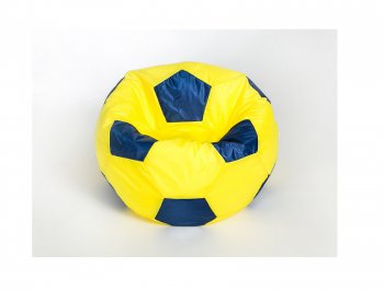 Кресло-мешок Мяч малый желто-синее в Березниках - berezniki.mebel-74.com | фото