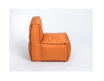 Модульное кресло Комфорт Колор прямое оранжевое в Березниках - berezniki.mebel-74.com | фото