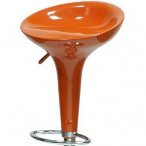 Барный стул Barneo N-100 Bomba оранжевый глянец в Березниках - berezniki.mebel-74.com | фото