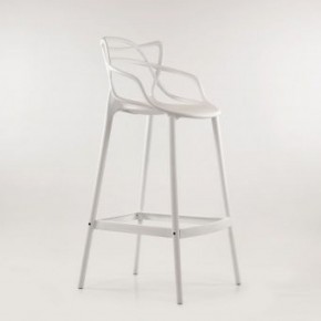 Барный стул Barneo N-235 Masters, белый, design Phillip Stark в Березниках - berezniki.mebel-74.com | фото