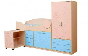 Набор мебели для детской Юниор -12.2 (700*1860) МДФ матовый в Березниках - berezniki.mebel-74.com | фото