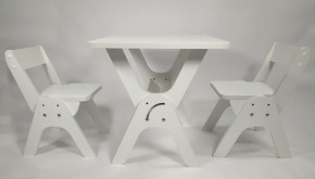 Детский растущий стол-парта и два стула Я САМ "Умка-Дуо" (Белый) в Березниках - berezniki.mebel-74.com | фото