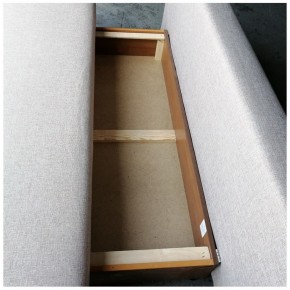 Диван-кровать Комфорт без подлокотников BALTIC AZURE (2 подушки) в Березниках - berezniki.mebel-74.com | фото