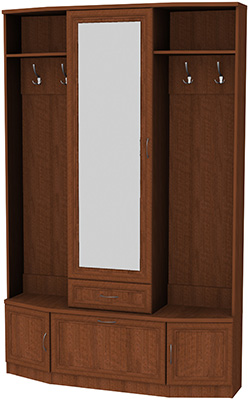 Шкаф для прихожей с зеркалом арт.600 в Березниках - berezniki.mebel-74.com | фото