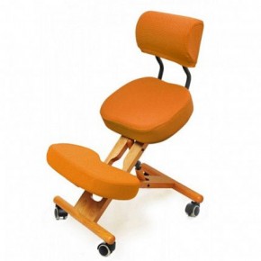 Коленный стул со спинкой Smartstool KW02В + Чехлы в Березниках - berezniki.mebel-74.com | фото
