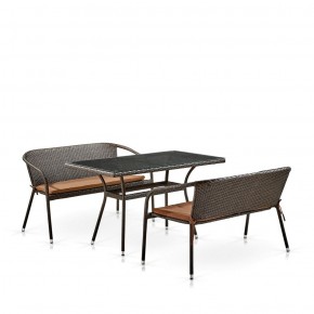 Комплект мебели из иск. ротанга T286A/S139A-W53 Brown в Березниках - berezniki.mebel-74.com | фото