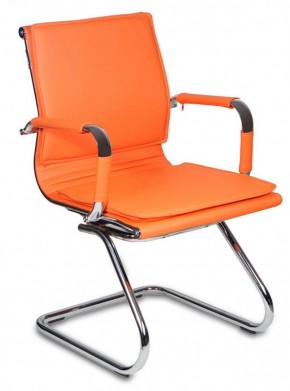 Кресло для посетителя Бюрократ CH-993-Low-V/orange оранжевый в Березниках - berezniki.mebel-74.com | фото