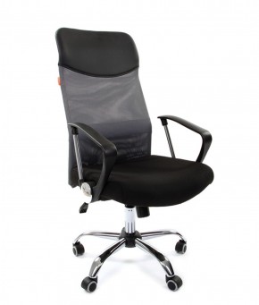 Кресло для руководителя CHAIRMAN 610 N(15-21 черный/сетка серый) в Березниках - berezniki.mebel-74.com | фото