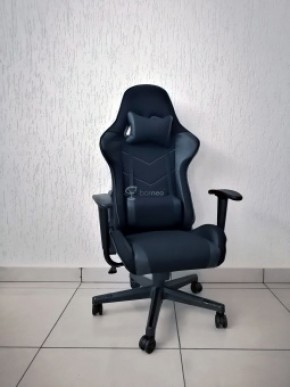 Кресло геймерское Barneo K-50 (черная сетка черные вставки) в Березниках - berezniki.mebel-74.com | фото