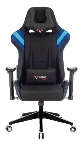 Кресло игровое Бюрократ VIKING 4 AERO BLUE черный/синий в Березниках - berezniki.mebel-74.com | фото