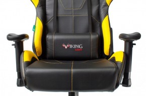 Кресло игровое Бюрократ VIKING 5 AERO YELLOW черный/желтый в Березниках - berezniki.mebel-74.com | фото