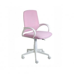 Кресло Ирис White сетка/ткань розовая в Березниках - berezniki.mebel-74.com | фото
