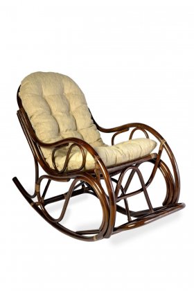 Кресло - качалка 05/04 с подушкой (Темно-коричневый) в Березниках - berezniki.mebel-74.com | фото