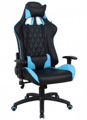 Кресло компьютерное BRABIX "GT Master GM-110" (черное/голубое) 531928 в Березниках - berezniki.mebel-74.com | фото