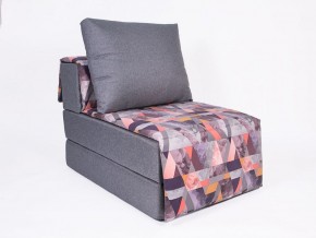 Кресло-кровать бескаркасное Харви (серый-сноу манго) в Березниках - berezniki.mebel-74.com | фото
