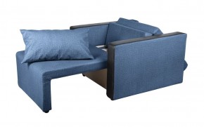 Кресло-кровать Милена с подлокотниками (синий) Велюр в Березниках - berezniki.mebel-74.com | фото
