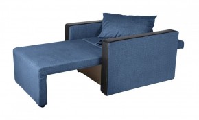 Кресло-кровать Милена с подлокотниками (синий) Велюр в Березниках - berezniki.mebel-74.com | фото
