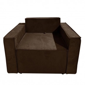 Кресло-кровать Принц КК1-ВК (велюр коричневый) в Березниках - berezniki.mebel-74.com | фото