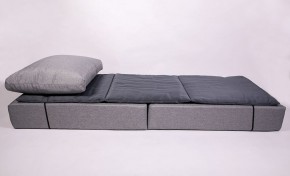 Кресло-кровать-пуф бескаркасное Прайм (мехико серый-графит) в Березниках - berezniki.mebel-74.com | фото