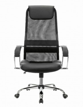 Кресло офисное BRABIX PREMIUM "Stalker EX-608 CH" (хром, ткань-сетка/кожзам, черное) 532091 в Березниках - berezniki.mebel-74.com | фото