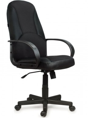 Кресло офисное BRABIX "City EX-512" (кожзам черный, ткань черная) 531407 в Березниках - berezniki.mebel-74.com | фото