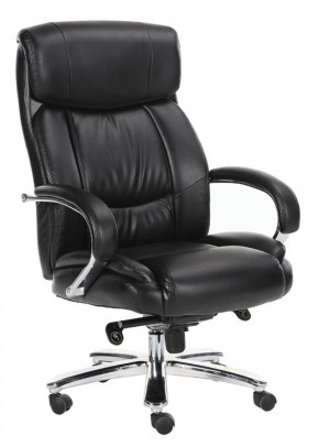Кресло офисное BRABIX "Direct EX-580" (хром/рециклированная кожа/черное) 531824 в Березниках - berezniki.mebel-74.com | фото