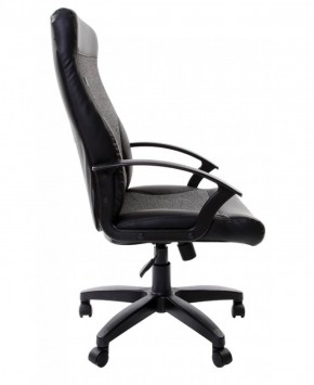 Кресло офисное BRABIX "Trust EX-535" (экокожа/черная/ткань серая) 531383 в Березниках - berezniki.mebel-74.com | фото