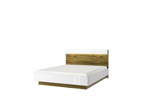 Кровать 160 с подъемником, TORINO, цвет белый/Дуб наварра в Березниках - berezniki.mebel-74.com | фото