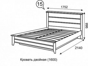 Кровать 1600 с ПМ София 15 в Березниках - berezniki.mebel-74.com | фото