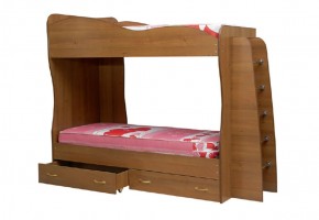 Кровать детская 2-х ярусная Юниор-1 (800*2000) ЛДСП в Березниках - berezniki.mebel-74.com | фото