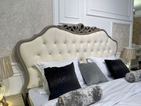 Кровать Мокко 1800 с мягким изголовьем + основание (серый камень) в Березниках - berezniki.mebel-74.com | фото