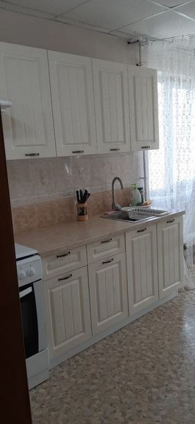 Модульная кухня Луксор серый-бирюза в Березниках - berezniki.mebel-74.com | фото