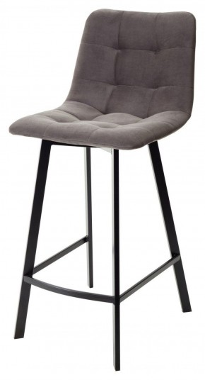 Полубарный стул CHILLI-QB SQUARE графит #14, велюр / черный каркас (H=66cm) М-City в Березниках - berezniki.mebel-74.com | фото