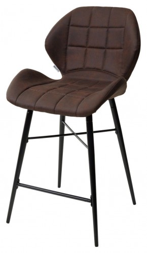 Полубарный стул MARCEL COWBOY-#800 темно-коричневый (H=65cm), ткань микрофибра М-City в Березниках - berezniki.mebel-74.com | фото