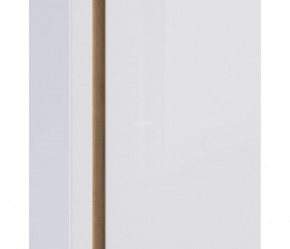 Шкаф 2х дверный с зеркалом Веста СБ-2259 (Дуб Бунратти/Белый глянец) в Березниках - berezniki.mebel-74.com | фото