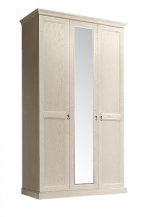 Шкаф 3-х дверный (с зеркалом) для платья и белья Венеция дуб седан (ВНШ1/3) в Березниках - berezniki.mebel-74.com | фото