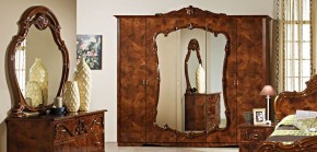 Шкаф 5-и дверный с зеркалами (20.145) Тициана (орех) в Березниках - berezniki.mebel-74.com | фото