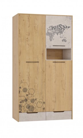 Шкаф для одежды 3 двери и 2 ящика Шк134.0 ДС Стэнфорд в Березниках - berezniki.mebel-74.com | фото