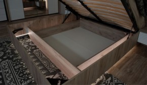 Спальня Джулия Кровать 160 МИ с подъемным механизмом Дуб крафт серый в Березниках - berezniki.mebel-74.com | фото