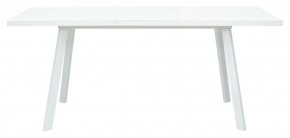 Стол ФИН 120 Белый, стекло/ Белый каркас М-City в Березниках - berezniki.mebel-74.com | фото