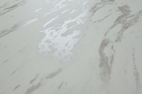 Стол RIETI 200 KL-99 Белый мрамор матовый, итальянская керамика / черный каркас, ®DISAUR в Березниках - berezniki.mebel-74.com | фото